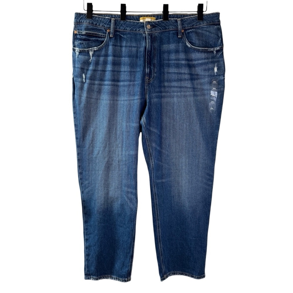 NWT Goldie Blues High Rise Curvy Fit Legacy Straight Jean Size 22W Reg Maurices